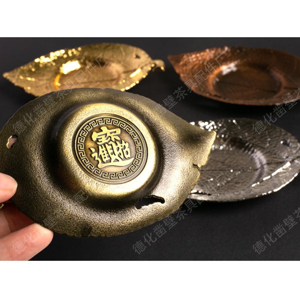 Sous-verre en alliage de zinc, Sous-verre, Accessoires de cérémonie du thé, Coussin de siège pour encens, Petite base porte-encens, S'accorde avec plusieurs styles