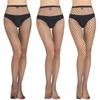 European & American Plus Size Open Crotch Fishnet Pantyhose