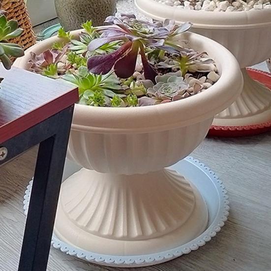 Mit Abflusslöchern Kelchförmiger Ring Harz 23 cm 1 Stück