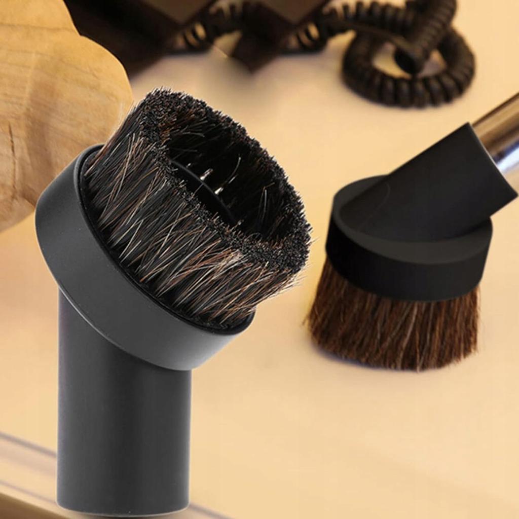 Rosfix Okrągła Ssawka Z Włosiem 32 Mm – Uniwersalne Zastosowanie Do Odkurzaczy | Delikatne Czyszczenie | Trwała I Efektywna