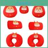 Peluche Drago Dharma Bambola Drago Rosso Drago di Capodanno Drago della Fortuna Cuscino da Collo Scaldamani Peluche Drago