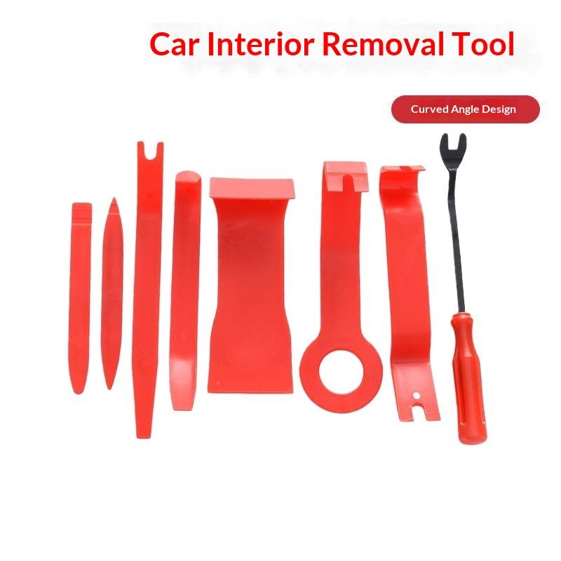 8Pcs ABS Car Hand Disassembly Tool Set Durable Auto Pry Kit for Stereo DVD Interior Panel Removal Modification