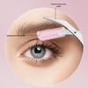 Portable Sharp Eyebrow Trimming Scissors with Built-in Comb for Beginners