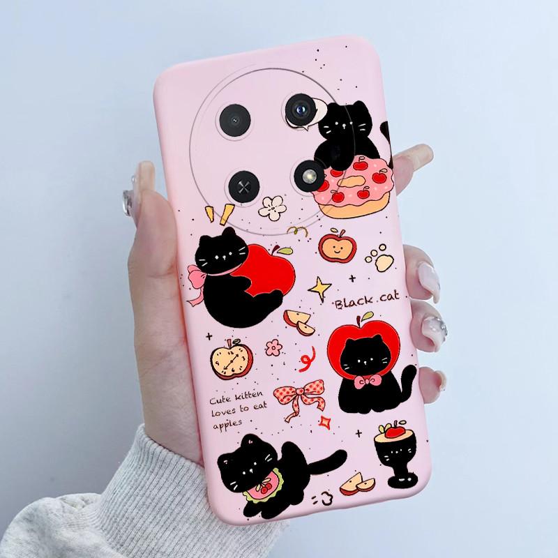 For Huawei Nova 12i Case Flower Girl Design Soft Silicone Phone Case for Huawei Nova12i 12 i 4G CTR-L81 L91 Nova 13i Cover Capa