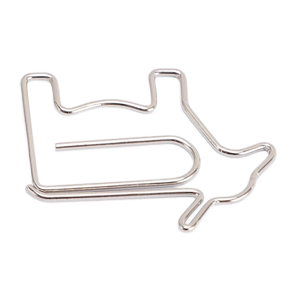100PCS with Storage Box Cow Shaped Paper Clips Silver Cute Paper Clips  Scrapbook Making