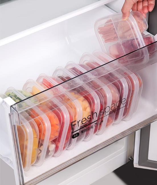 Kitchen Food Distribution Equipment Thick Multi- Fresh-keeping Box Refrigerator Meat Sealed Box