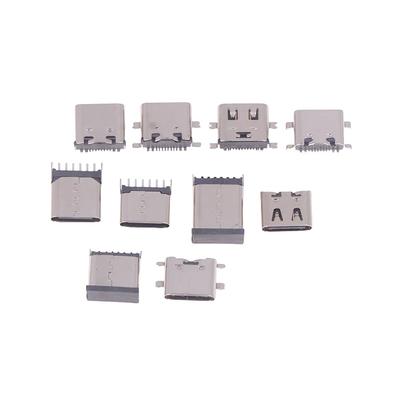 100PCS/Box Type-C USB Charging Dock Connectors Mix 6Pin And 16Pin Use For Phone And Digital Product Repair Kit 10Models
