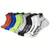 Men's Sports Low-Cut Breathable Mesh Badminton Socks - Anti-Odor, No-Show for Spring, Summer, and Autumn