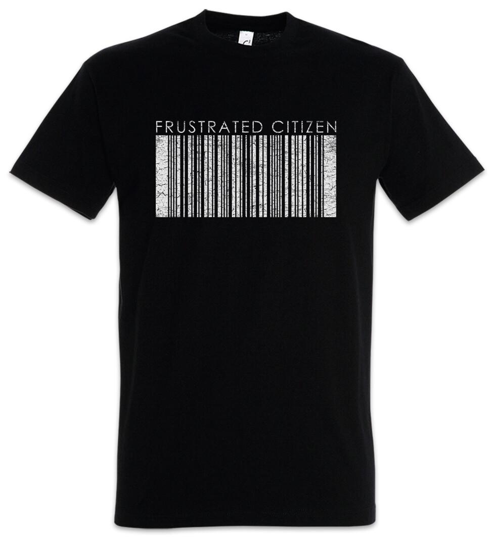 Frustrated Citizen T-Shirt Barcode Digitalization Geek Nerd Industry 4.0 IoT M2M XXL