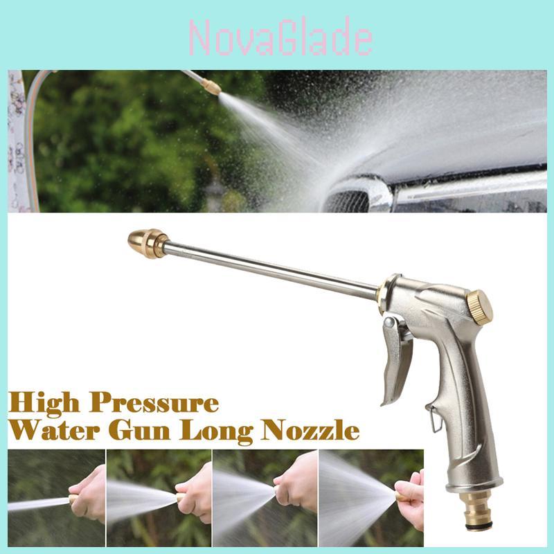 Durable High-pressure Water Spray Gun For Effortless Car Wash And Lawn Care