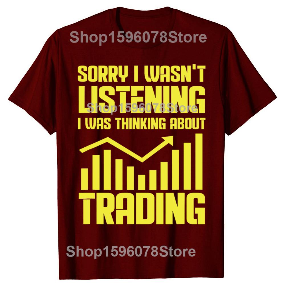 Funny Vintage Stock Market Graphic Tshirt Men Women Hip Hop Oversized T Shirt 100 Cotton Stock Trader Day Trading Tshirts