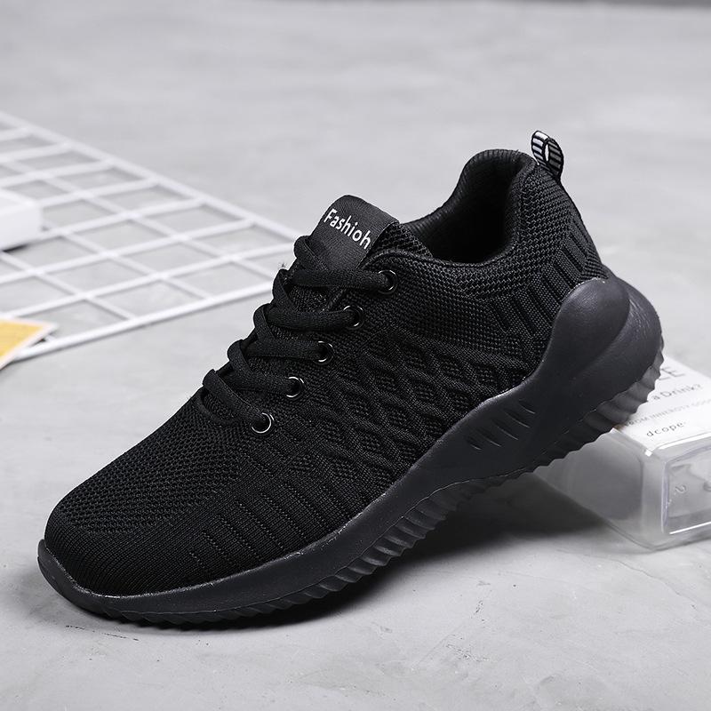 

Sneakers Women s Running Shoes Women s Mesh Black Shoes Spring Flat Bottom Lightweight Soft Bottom Casual Shoes Breathable 42