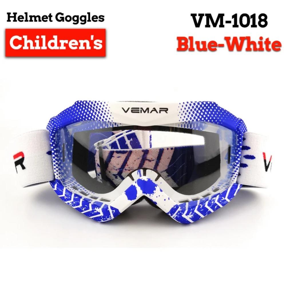 Vemar Offroad Motorradbrille Kinder Winddicht Motorradbrille Staubdicht Motocross Rennen MX MTB HD Moto Brille Kinder