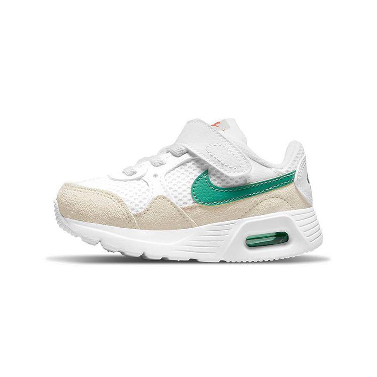 Nike Air Max Velcro Cushioning Non-Slip Durable Low-Top Walking Shoes Baby Shoes Off-White Green CZ5361-104