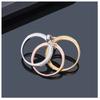 Anelli Sovrapposti Tendenza Moda Stile di Strada Regalo per Amici Festa di Compleanno Sorpresa Anello con Zirconi Regali di Matrimonio