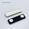 Magnetic Name Badge with Strong Double-Sided Adhesive Clasp, 45x13mm, 2-Piece Metal ID Holder