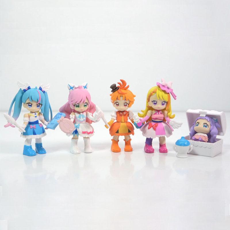 Pretty Cure Hirogaru Sky! Cure Sky & Butterfly Gashapon Action Figure Model Toy - Sora Harewataru & Ageha Hijiri Box Figure Set