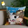 F-Family G-Guy Cushion Cover Soft Short Plush Double-Sided Printing Home Decor Machine Washable Pillow Case Gift