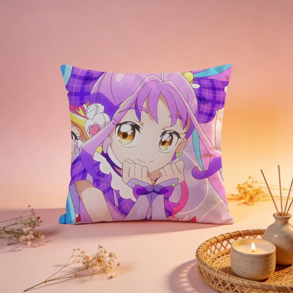 Hot YYYou and Idol Pretty Cureed Cushion Cover Comfortable Durable Pillow Cover MultiScene for Home Office Car Sofa