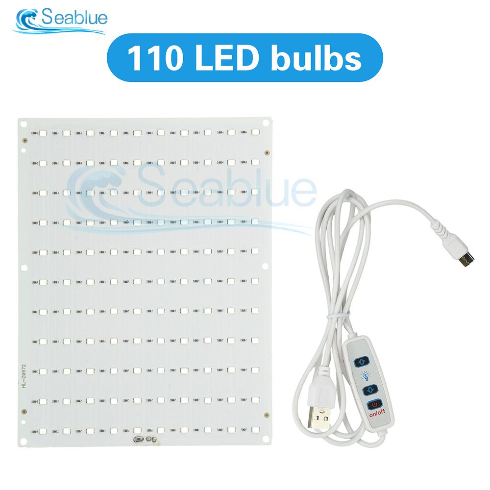 

LED Backlight Board With 110/120 Beads Adjustable Brightness Embossed Frame Compatible Light Panel for Display Modules Type-C