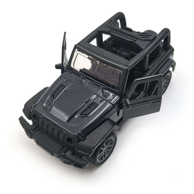 Metall Offroad-Fahrzeug Modell Spielzeug Rückzieher Öffnungsbare Türen Legierung Auto Spielzeug Schwarz Grün Orange Dekoration