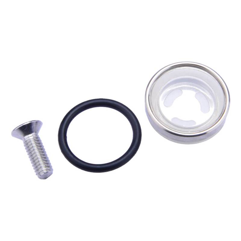 2 Sets Clutch Brake Master Cylinder Sight Glass Window Lens Fit for Honda V65 VF1100 Magna Sabre 1100