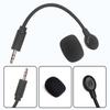 3.5mm Detachable Gaming Microphone Boom for Rig400 Headsets Clearly Voice Pickup Mic Boom Foam Filter Gaming Mic