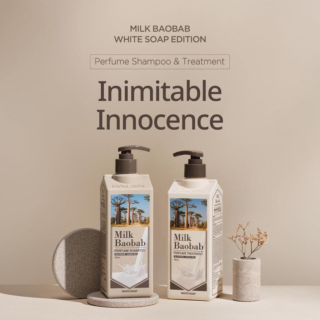 Milk Baobab [official] Shampoo  White Soap  500ml  500ml White Soap