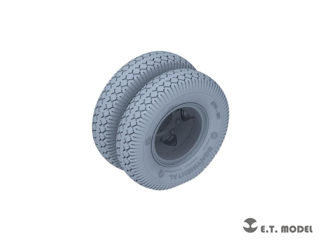 ET Model 1/35 WWII German L4500A Cargo Truck with Weight-Deforming Tire Set (for Zvezda 3596) Plastic Model Parts P35-160 (Military Vehicle)