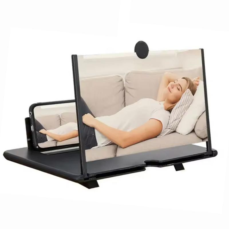 12 Inch Multi Functional HD Mobile Phone Screen Amplifier For Phone Holder Enlarged Screen Phone Stand Video Magnifier Screen