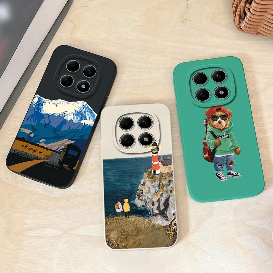 For Xiaomi Redmi Note 15 Pro Plus Phone Case Cool Astronaut Funda For Redmi Note15 Pro 4G 5G Soft Liquid Silicone Back Cover