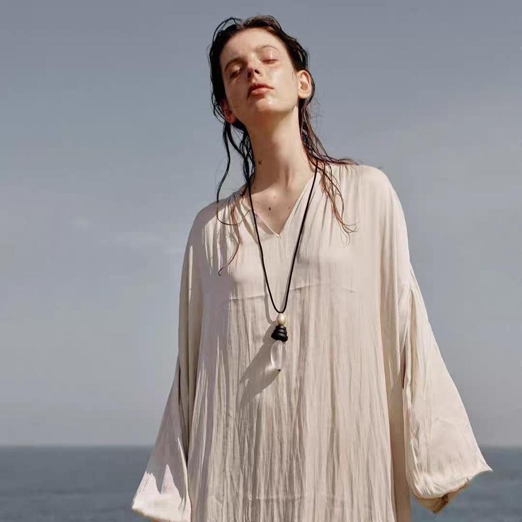 Elegant Ebony Wood Pendant Necklace with Black Cord – Versatile High-End Accessory for Women