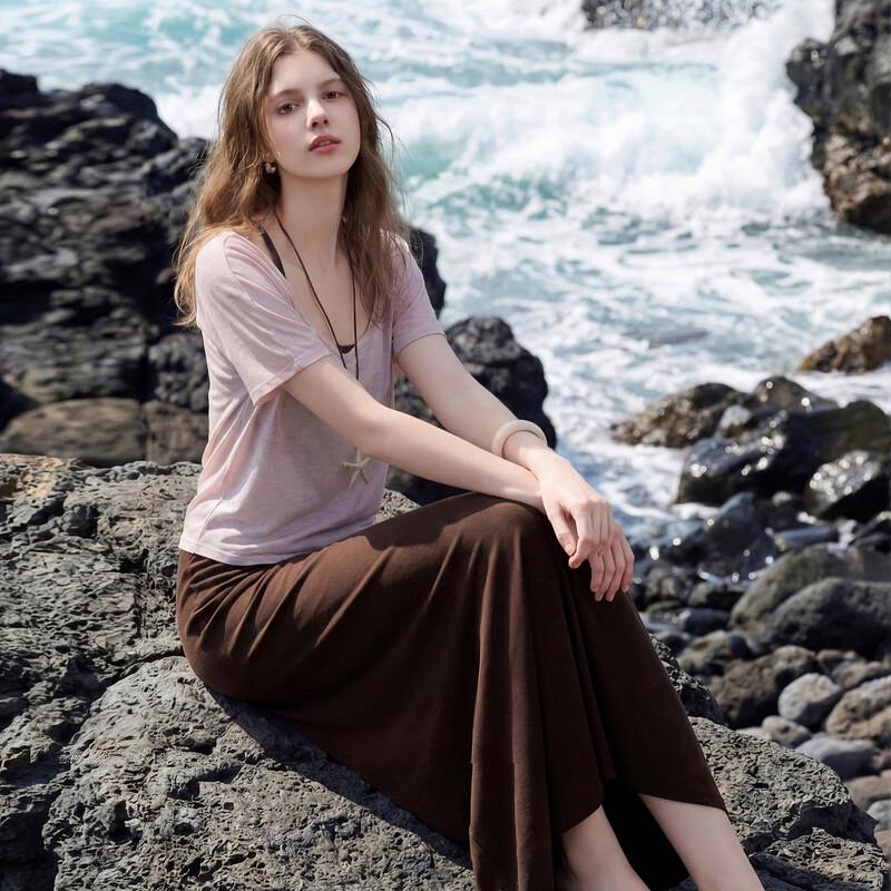 Women's Summer Spaghetti Strap Two-Piece Dress Set