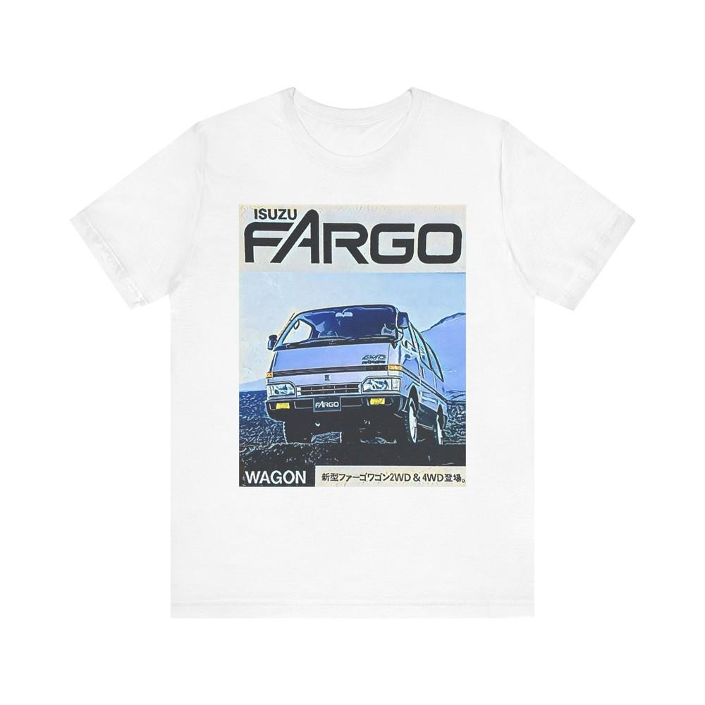 

Isuzu Fargo Retro Car Short Sleeve Tee Shirt Graphic Print Crewneck Unisex Gift XL