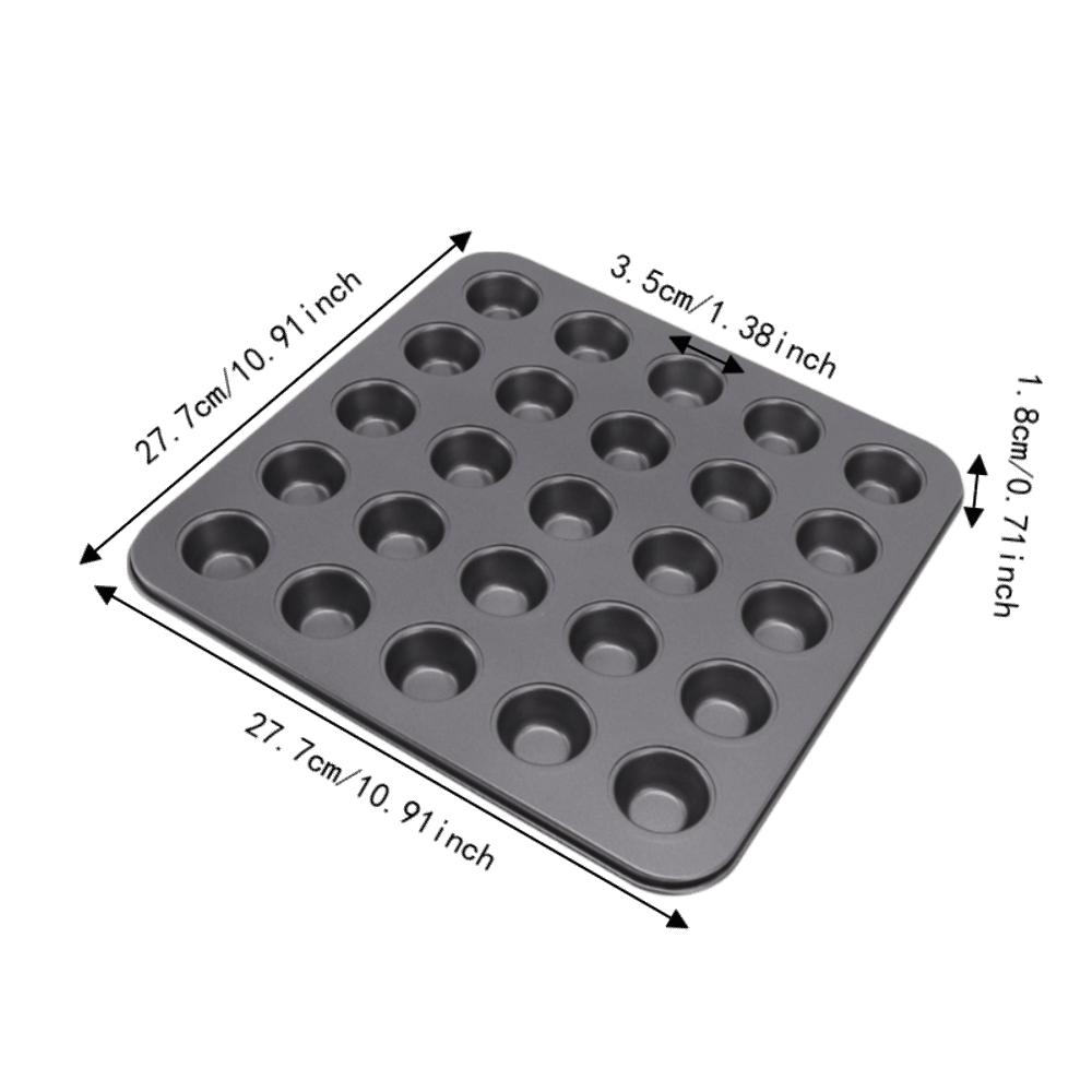 PTFE Nonstick Coating Mini Muffin Pan Carbon Steel Mini Tart Pan Baking Cakes Bread