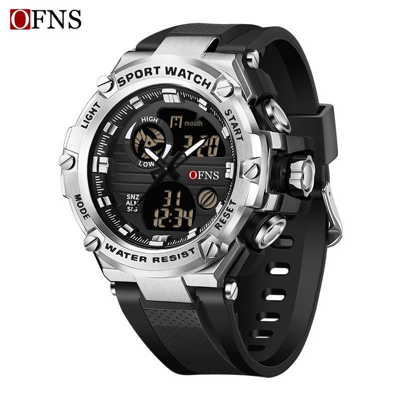 Sanda Men's Waterproof Multifunctional Tactical Luminous Sports Watch