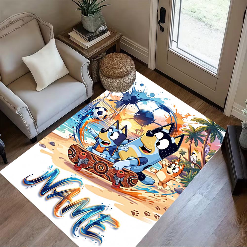 Halloween Night Adventure Personalized Name Floor Mat Suitable for Balcony Hallway Kitchen Living Rooms Anti-slip Rug Anime Office Decor