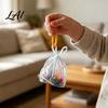 Simulated Trash Bag Toy Garbage Shaker Pendant Lightweight Portable Ornament with Buckle Fun Keyring 3D Printed Creative Novelty Keychain