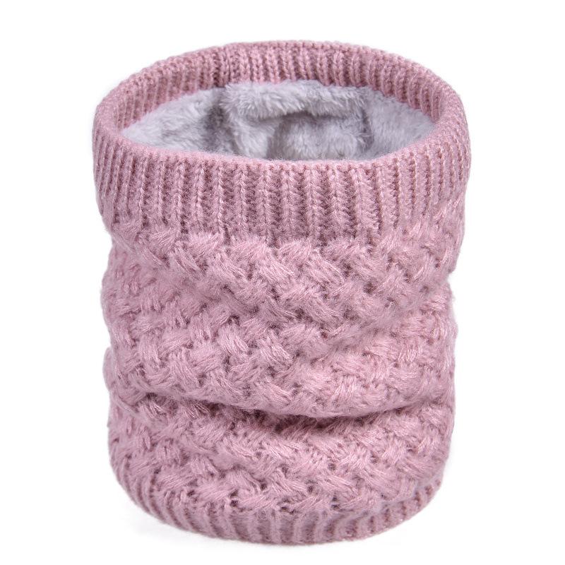 Male and Female Couples Fleece Thickened Single Ring Sleeve Winter Warm Wool Knitted Sleeve