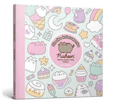 Pusheen. Libro de colorear dulce. Color y adivina...