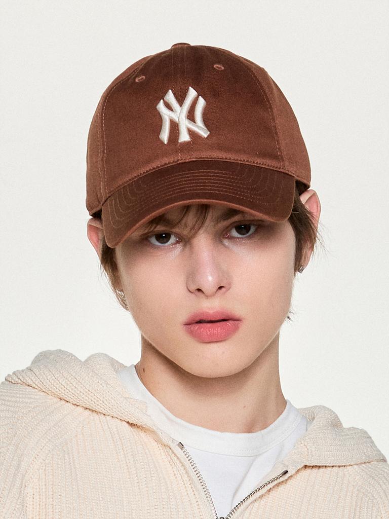 Emelbi Ace Unstructured Ball Cap Ny (L.Brown)