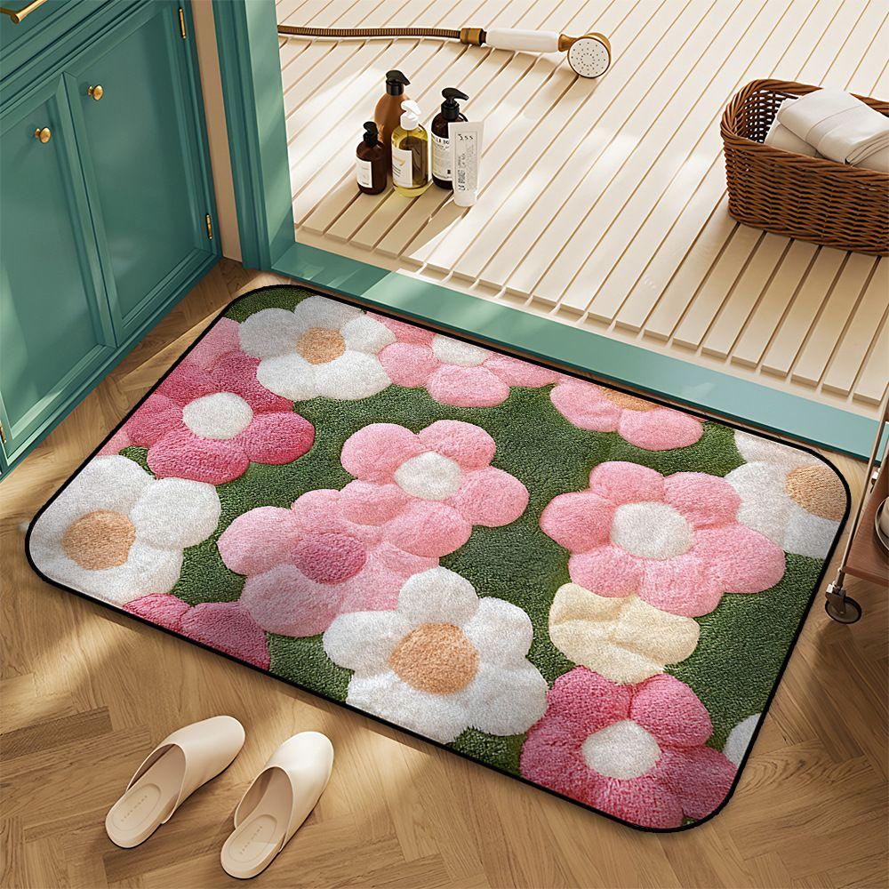 Printed Floor Mats, Home Entrance Decorative Mats, Bathroom and Toilet Non-slip Mats