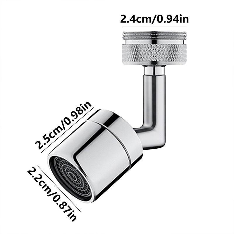 Universal Rotary Faucet Extender Universal Extender Splash Proof Filter Bathroom Sink Kitchen Anti Rust Rotary Faucet Aerator