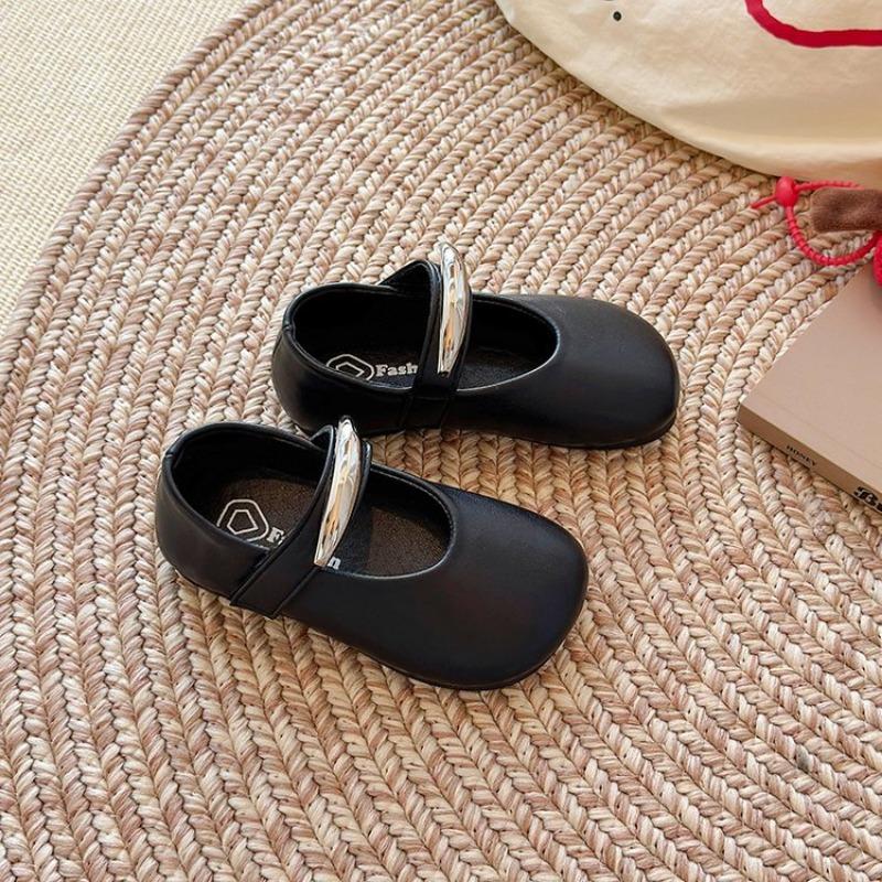 Girls' Fashionable Princess Shoes Baby Girls' Korean Style Leather Shoes Lightweight Mary Jane Shoes