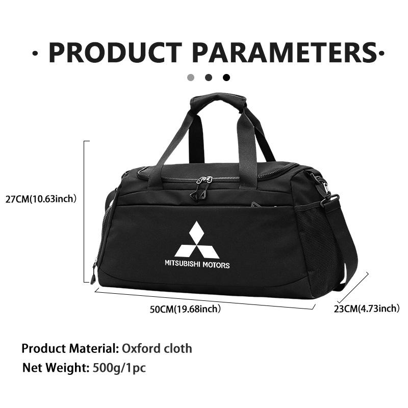Auto Styling Sporttasche Große Kapazität Umhängetasche Reise Rucksack Zubehör für Mitsubishi Lancer ASX Pajero Mirage Attrage SL8