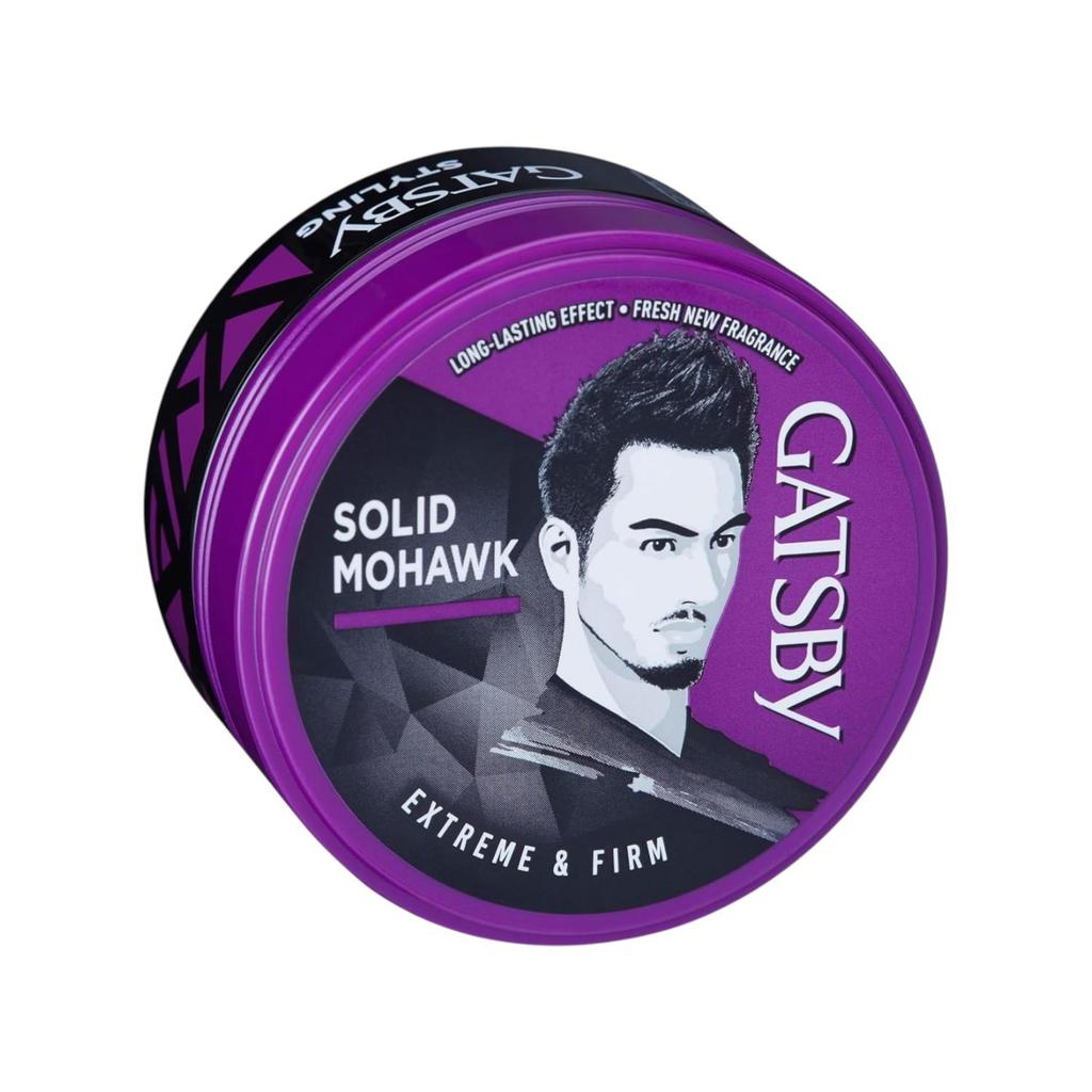 Gatsby Cera per Capelli Styling Estrema Tenuta Forte 75g Per Acconciature Audaci da Uomo - Look Mohawk e Punteggiato - Styling Capelli a Lunga Tenuta (
