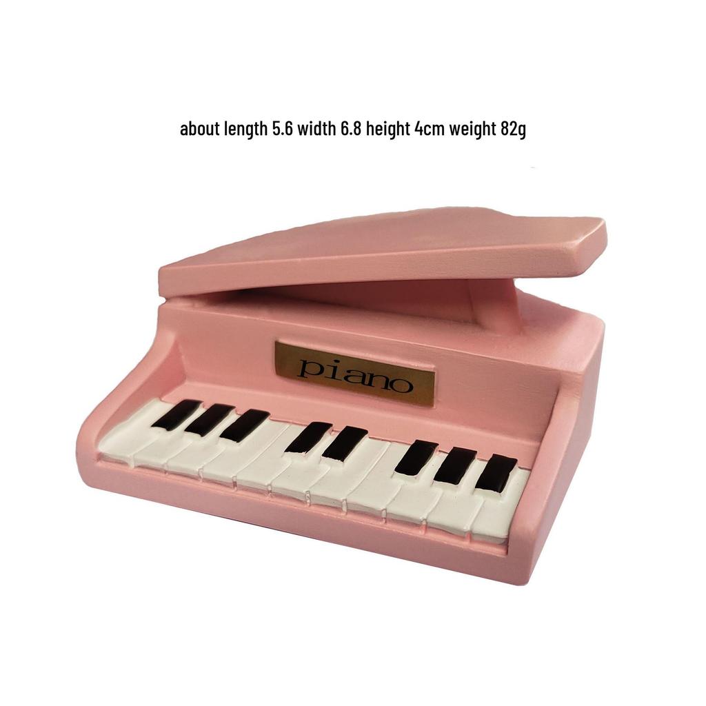 Piano Cat Resin Ornament Blind Box – Trendy Bartender Miniature Decoration & DIY Craft