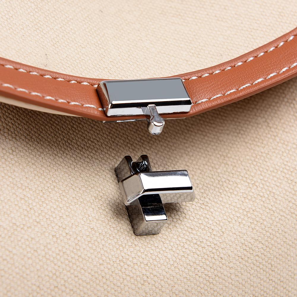 Trendy Simple Contrasting Color Women's Crossbody Bag High Texture Canvas Light Luxury Pillow Bag Leisure Commuting Shoulder Bag for Mother's Day Gift