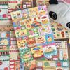 Kawaii Japanisch Vintage Showa Stil Stickerbuch Niedliches Journal Scrapbook Deko Material Handyhülle Schreibwaren DIY Aufkleber