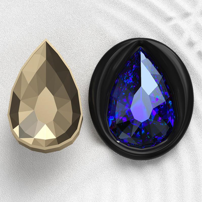 Gemstone Series 3D Imitation Cat'S Eye Diamond Sealing Wax Stamp Head For Wedding Invitation Gift Packaging Cards Scrapbooking